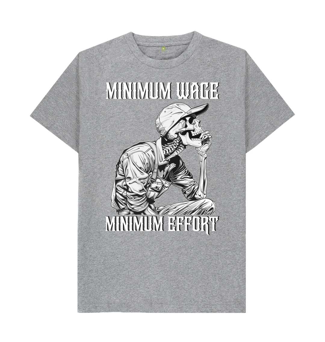 Athletic Grey Minimum effort - front image Tee