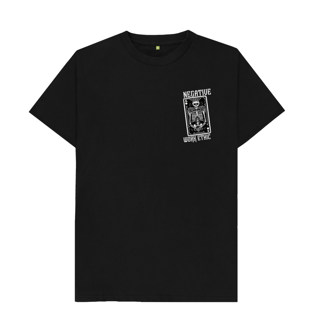 Black NWEC - playing card king tee