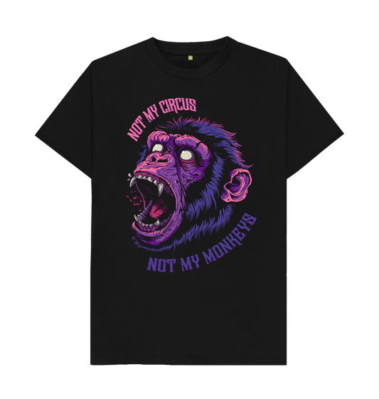 Black Circus Monkey Tee