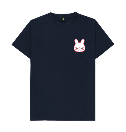 Navy Blue Bunny kanji tee