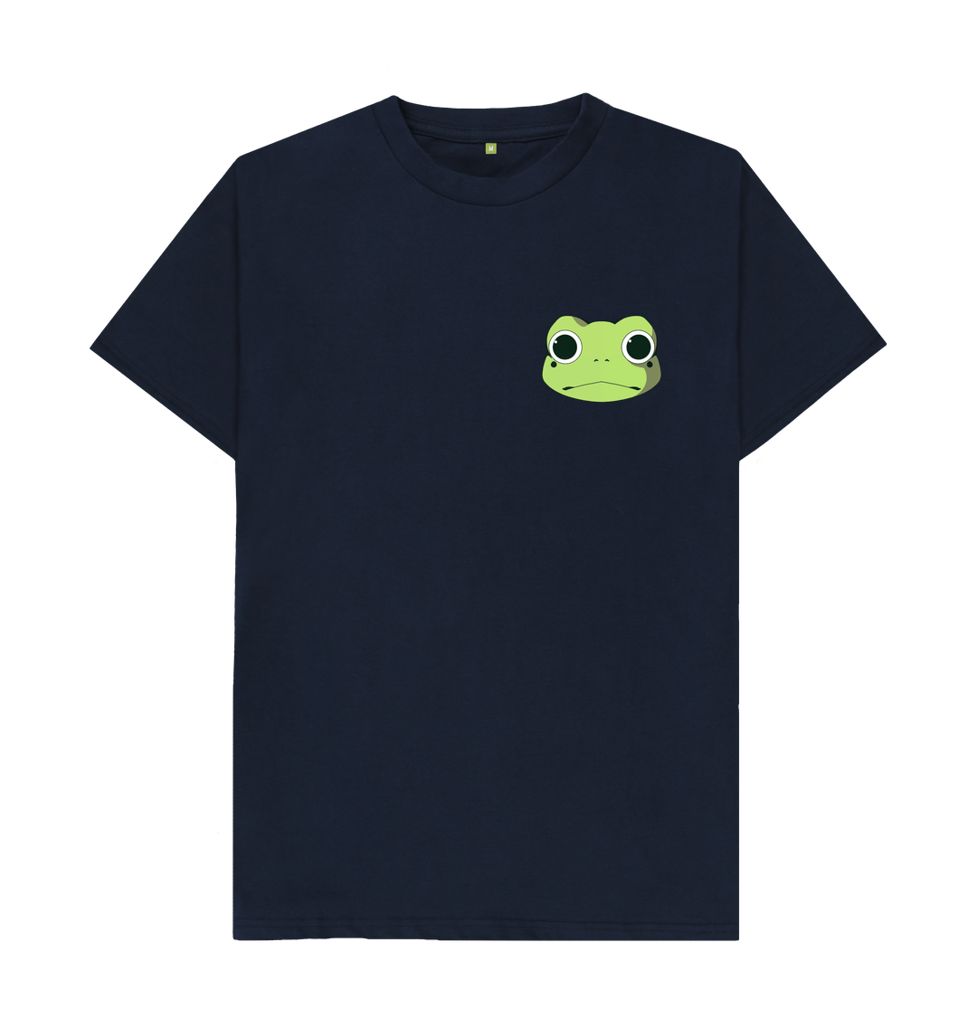 Navy Blue Frog kanji tee
